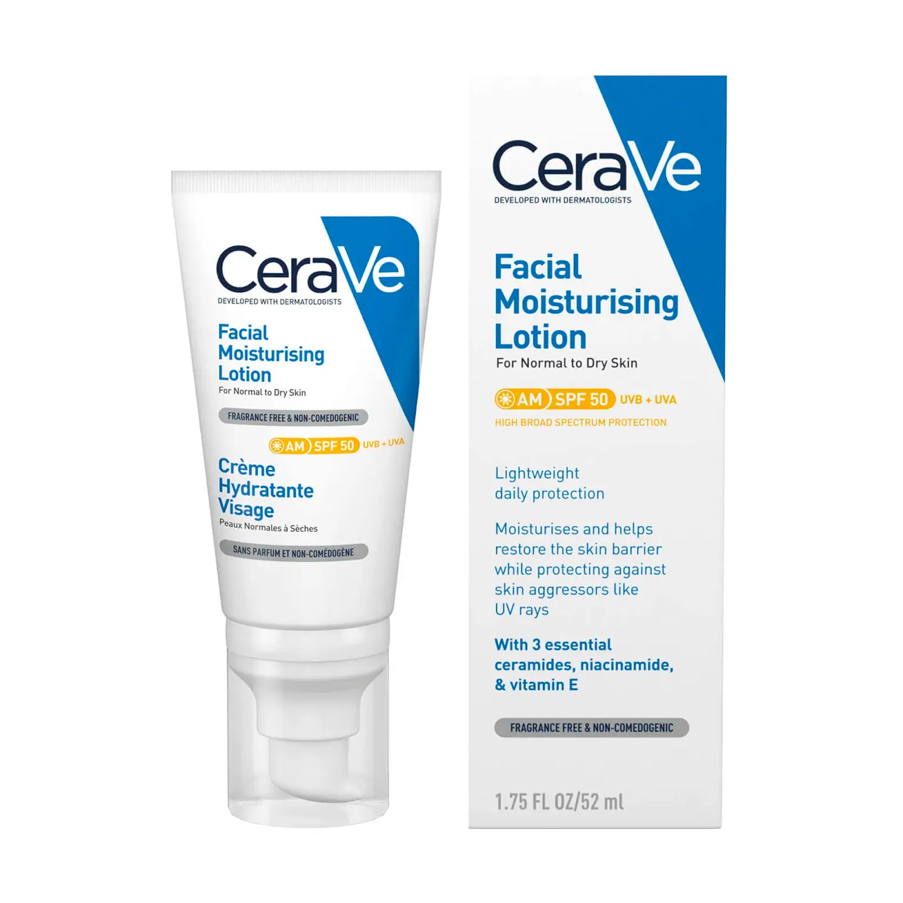 AM Facial Moisturizing Lotion SPF 50 CeraVe Vivo Cosmetics Lebanon