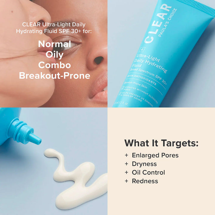 Clear Ultra-Light Daily Hydrating Fluid SPF 30+
