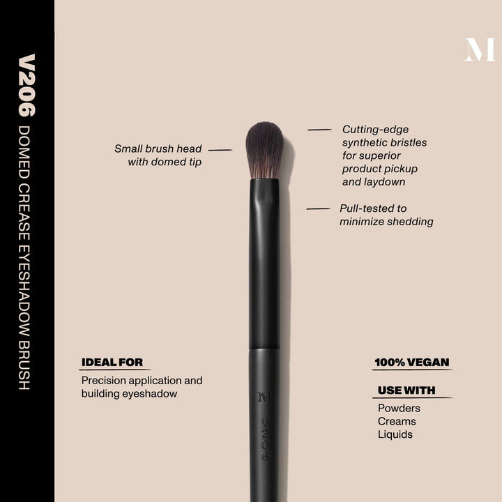 V206 - Domed Crease Eyeshadow Brush