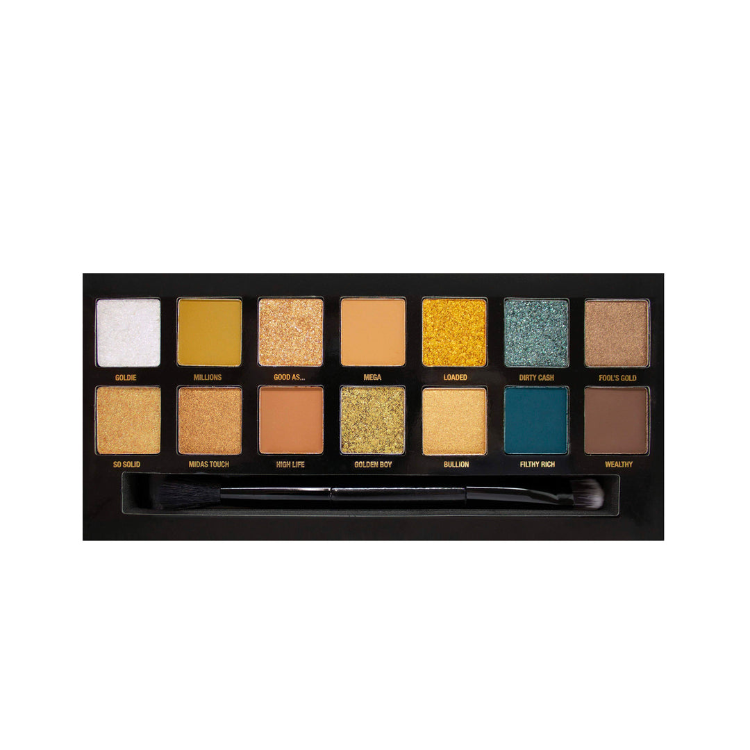 24K Gold Rush Pressed Pigment Palette