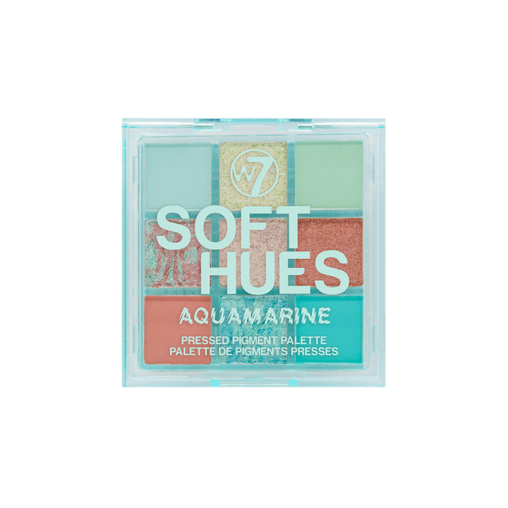 Soft Hues Pressed Pigment Palette - Aquamarine